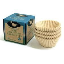 Unbleached Mini Baking Cups