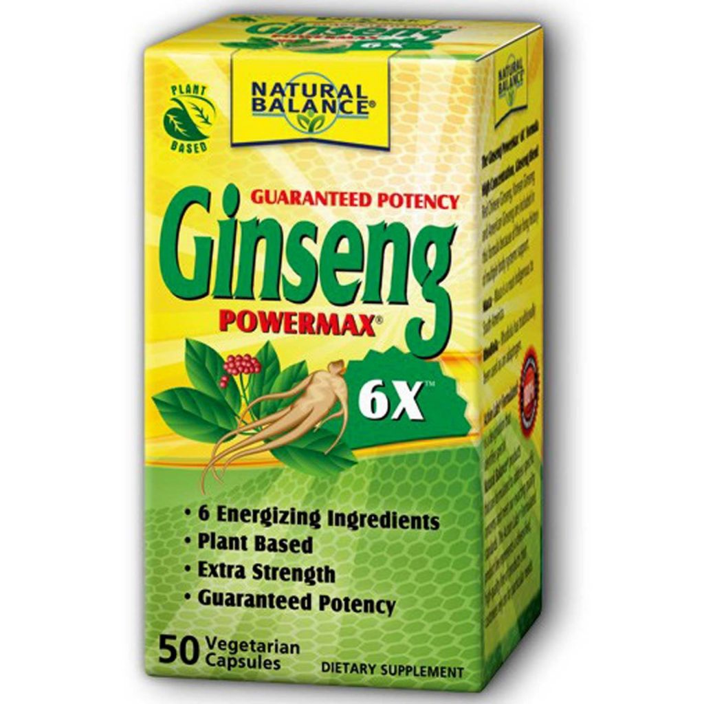 GINSENG POWER 6x 2000mg 50vcap|Honey & Spice Health Foods